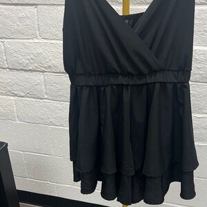 Elegant Black Sleeveless Dress